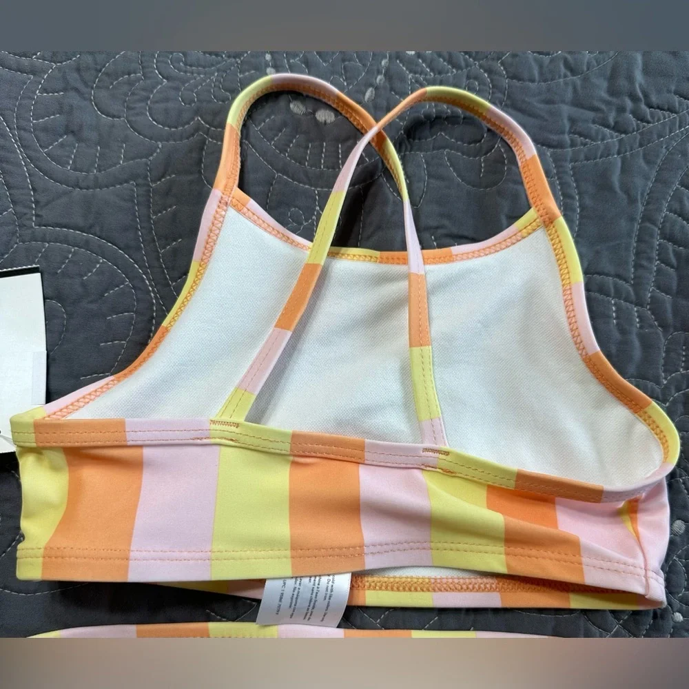 Carters Girls Multi Striped Bikini NWT Size 4/4A